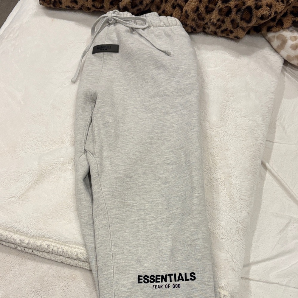 Essentials Light Gray Joggers - image 1
